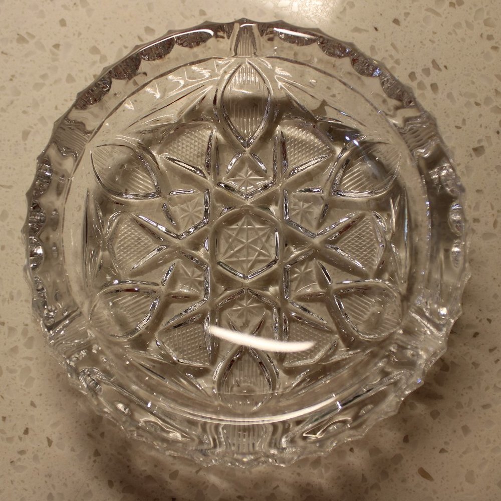 Cut Glass Star Ashtray